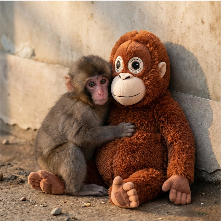 Punch Monkey Plush Toy